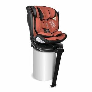 Scaun auto pentru copii Lorelli Estate Ginger, Isofix, 0 Luni-12 Ani, 40-150 cm, picior de sprijin telescopic, I-size, certificat R129, reglabil, pozitie somn, baza rotativa 360 grade, sistem de protectie impact lateral imagine