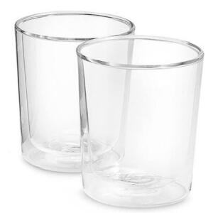 Set 2 pahare De'Longhi DLSC318, 400 ml, Perete dublu, Sticla borosilicata (Transparent) imagine