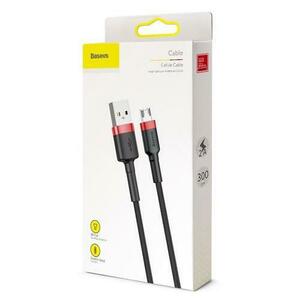 Cablu de date, Baseus, Tip USB/Micro USB, 3m, Negru/Rosu imagine