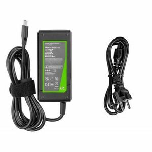 Incarcator Type-C 20V 2.25A 45W 3 metri compatibil cu smartphone, laptop, tableta, MacBook, iPhone, iPad - Power Supply Green Cell imagine