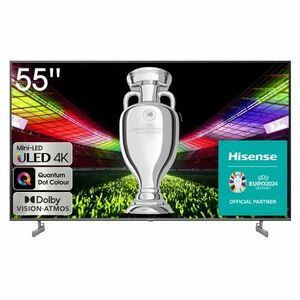 Televizor Mini-LED ULED Hisense 139 cm (55inch) 55U6KQ, Ultra HD 4K, Smart TV, WiFi, CI+ imagine