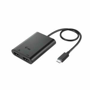 Adaptor video i-Tec C31DUAL4K60HDMI, USB-C, Dual 4K/60Hz, HDMI (Negru) imagine