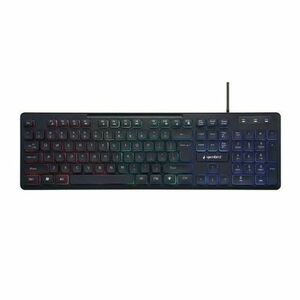 Tastatura multimedia Gembird KB-UML3-02, USB, Layout US, Negru imagine