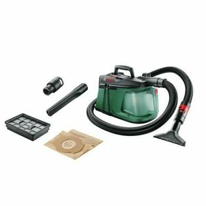 Aspirator de curatat pardoseli Bosch 06033D1000, EasyVac 3, 800 W, 35 l/s, 240 mbar, 2, 1 l (Verde/Negru) imagine