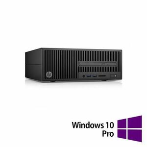 Calculator Sistem PC Refurbished HP 280 G2 SFF, Intel Pentium G4400 3.30GHz, 8GB DDR4, 500GB HDD, DVD-ROM + Windows 10 Pro imagine