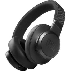 Casti Stereo JBL Live 660NC, Noise Cancelling, Bluetooth, Microfon, Asistent Vocal (Negru) imagine