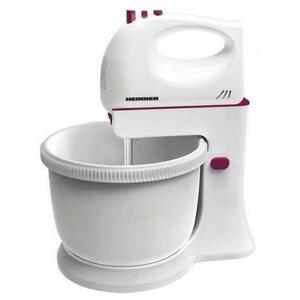 Mixer cu bol Heinner Charm HMB-350BG, 2.5l, 300W (Alb-Mov) imagine