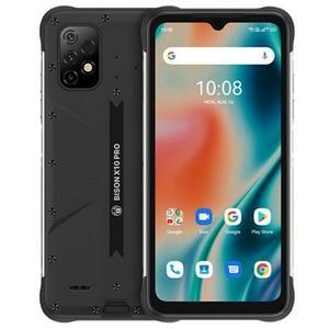 Telefon Mobil UMIDIGI Bison X10 PRO, Procesor MediaTek Helio P60 Octa-Core, IPS LCD 6.53inch, 4GB RAM, 128GB Flash, Camera Tripla 20+8+5MP, Wi-Fi, 4G, Dual Sim, Android (Negru) imagine