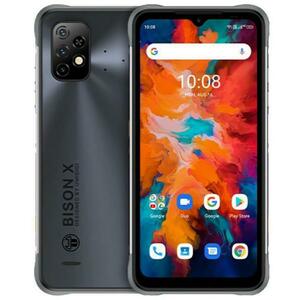 Telefon Mobil UMIDIGI Bison X10, Procesor MediaTek Helio P60 Octa-Core, IPS LCD 6.53inch, 4GB RAM, 64GB Flash, Camera Tripla 20+8+5MP, Wi-Fi, 4G, Dual Sim, Android (Gri) imagine