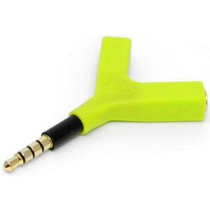 Adaptor Audio Tylt Y-SPLIT, 2x Jack 3.5mm (Verde) imagine