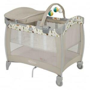 Patut Graco Contour Electra Nature Trail, 106 x 72.5 x 90.5 cm, greutate maxima suportata 15kg (Gri) imagine