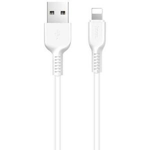 Cablu de date HOCO Flash X20, USB - Lightning, 1m, Alb imagine