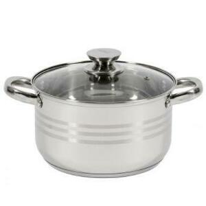 Oala cu capac Heinner HR-HJ-045, 22 x 12.5 cm, 4.5 L (Inox) imagine