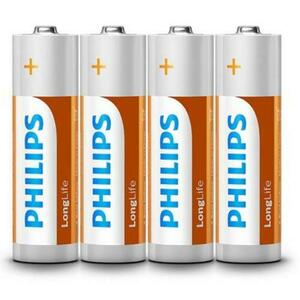 Set 4 Baterii LONGLIFE R6 PHILIPS, AA imagine