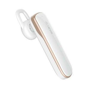 Casca Handsfree Bluetooth Devia Smart 4.2, MultiPoint, A2DP, Reducere zgomot, Voce clara (Alb) imagine