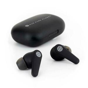 Casti True Wireless OUR PURE PLANET Signature EarPods OPP134, Bluetooth, In-ear, Microfon, Control tactil (Negru) imagine