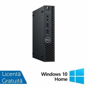 Calculator Sistem PC Refurbished DELL Optiplex 3070 MiniPC, Intel Core i5-9500T 2.20GHz, 8GB DDR4, 256GB SSD + Windows 10 Home imagine