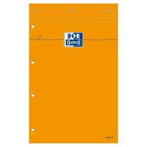 Blocnotes OXFORD Orange Scribzee, A4+, 80 file galbene - 80g/mp, coperta carton, dictando imagine