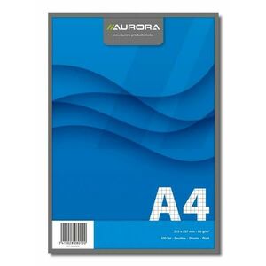 Blocnotes capsat AURORA Office matematica, A4, 100 file 60g/mp, microperforatii imagine