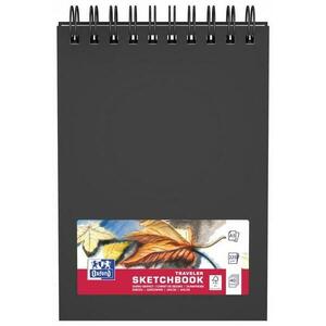 Bloc desen cu spirala OXFORD Sketchbook, A5, 40 file - 225g/mp, coperta carton rigid imagine