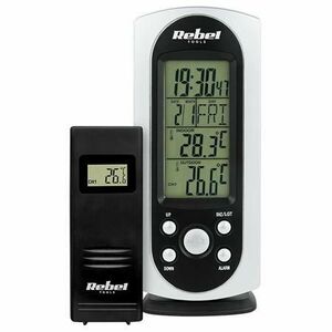 Statie meteo Rebel URZ3255-1, IP44, senzor exterior imagine