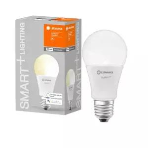 Bec LED inteligent Ledvance SMART+ WIFI, A60, E27, 9W (60W), 806 lm, dimabil, lumina calda (2700K), compatibil amazon alexa/Google Assistant imagine