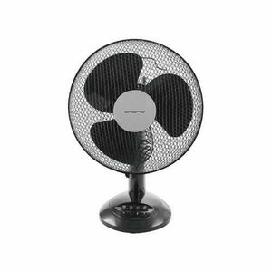 Ventilator de birou Emerio FN-114202.1, 30cm, 3 trepte de viteza, rafala de vant (Negru) imagine