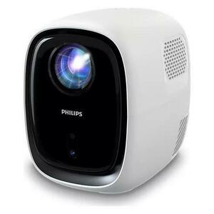 Videoproiector Philips NeoPix 130W Smart, HD 1280x720, 130 ANSI lumen, Wi-Fi, HDMI, USB, Difuzoare 2x 5W (Alb) imagine