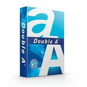 Hartie alba pentru copiator A4 Double A Premium, 80g/mp, 500coli/top, clasa A imagine