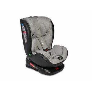 Scaun auto pentru copii Lorelli Nebula, i-Size, Isofix, R129, rotativ 360 grade, 0 luni-12 ani, 40-150 cm, pozitie de somn, reglabil, sistem antibasculare, materiale premium (Gri) imagine