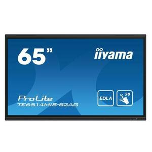 Ecran Profesional VA LED Iiyama 65inch TE6514MIS-B2AG UHD, UHD (3840 x 2160), HDMi, DisplayPort, Boxe, Touchscreen (Negru) imagine