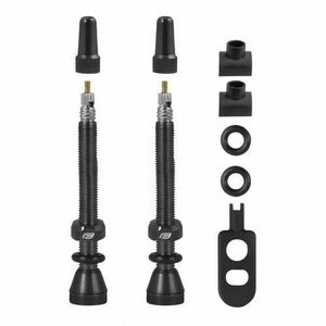 Set 2 valve Tubeless Force 2xFv 60mm Negru imagine