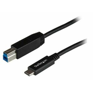 Cablu imprimanta StarTech USB31CB1M, USB-C, USB-B, 1m (Negru) imagine