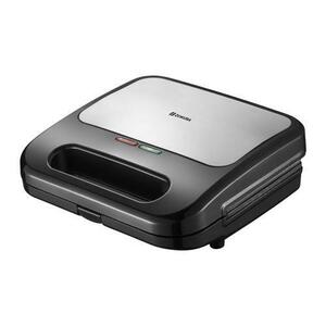 Sandwich maker 3 in 1 Zokura Z1226, 2 felii, 800 W (Negru/Argintiu) imagine