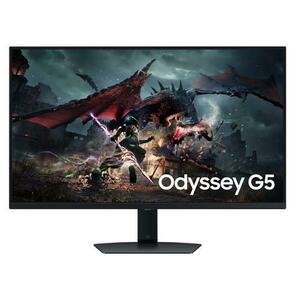 Monitor Gaming IPS LED Samsung 32inch LS32DG500EUXEN, QHD (2560 x 1440), HDMI, DisplayPort, Pivot, 180 Hz, 1 ms (Negru) imagine