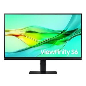 Monitor IPS LED Samsung 27inch LS27D600UAUXEN, QHD (2560 x 1440), HDMI, DisplayPort, Pivot, 100 Hz, 5 ms (Negru) imagine