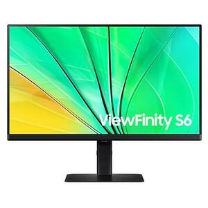 Monitor IPS LED Samsung 24inch LS24D600EAUXEN, QHD (2560 x 1440), HDMI, DisplayPort, Pivot, 100 Hz, 5 ms (Negru) imagine