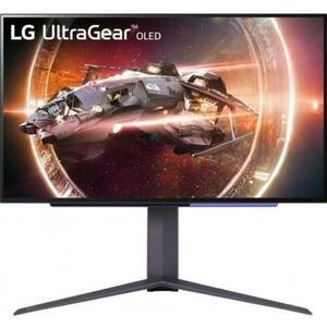 Monitor Gaming OLED LG 26.5inch 27GS95QX-B, QHD (2560 x 1440), HDMI, DisplayPort, Pivot, 240 Hz, 0.03 ms (Negru) imagine