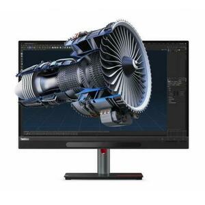 Monitor IPS LED Lenovo ThinkVision 27 3D, UHD (3840 x 2160), HDMI, DisplayPort, Boxe, Pivot, 4 ms (Negru) imagine