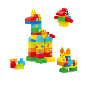 Set de constructie in cutie - Animalute (62 piese) imagine