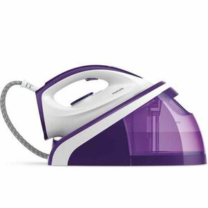 Statie de calcat Philips cu abur, cu talpa ceramica, presiune pompa max. 5.2 bari, debit de abur continuu de 110 g/min, jet de abur 300 g, oprire automata de siguranta (Violet) imagine