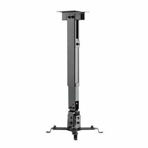 Suport de tavan pentru videoproiector Nexio NX-PRB-2G, reglabil, extensie 43-65 cm, capacitate sustinere 20KG (Negru) imagine