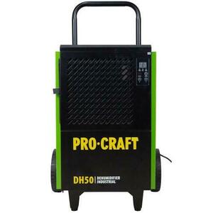 Dezumidificator profesional Procraft DH50, 900 W , 32 kg (Verde/Negru) imagine