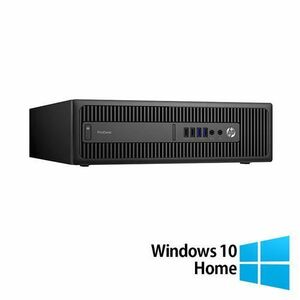 Calculator Sistem PC Refurbished HP ProDesk 600 G2 SFF, Intel Core i5-6500 3.20GHz, 8GB DDR4, 500GB HDD + Windows 10 Home imagine