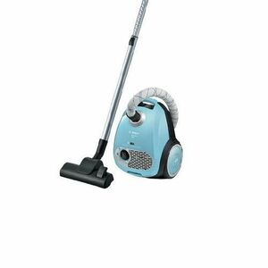 Aspirator cu sac Bosch MoveOn Mini Blue BGB25MON1, 600 W, Sac 3, 5 l, Putere ajustabila, Raza de actiune 8 m (Albastru/Alb) imagine