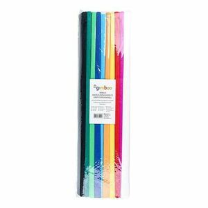 Rola hartie creponata GIMBOO GB-14113352-99, culori intense asortate, 50 x 200 cm, 10 buc/set imagine