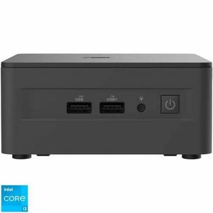 Calculator Barebone Asus NUC 13 Pro RNUC13ANHI300002I cu procesor Intel® Core™ i3-1315U pana la 4.5 GHz, fara RAM, fara stocare, Intel® UHD Graphics, No OS, EU cord (Negru) imagine