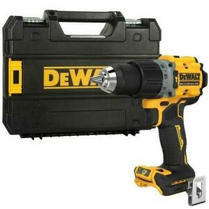 Masina de gaurit si insurubat cu percutie DeWalt DCD805NT-XJ, 2000 rpm, 90 Nm, 18 V, valiza, fara acumulator si incarcator (Galben/Negru) imagine