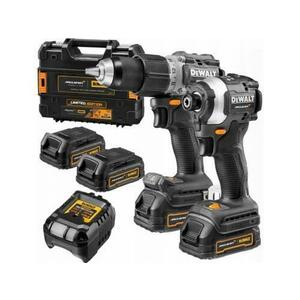 Set masini de gaurit si insurubat DeWalt Mclaren, MET-14501, 2 acumulatori, 18 V, 1.7 Ah, incarcator, valiza (Portocaliu/Negru) imagine