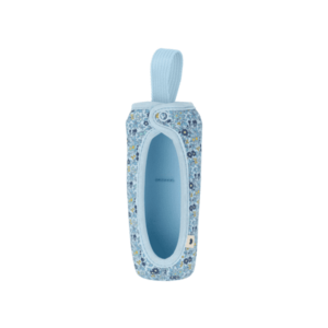 Husa pentru biberon din sticla 225 ml BIBS x LIBERTY -Chamomile Lawn Baby Blue imagine